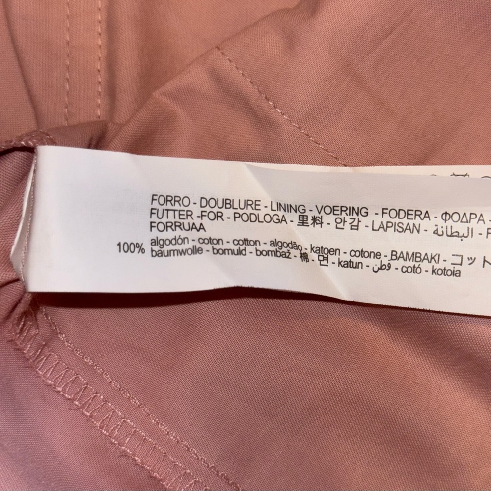 New Zara Blush Strapless Dress - Picture 9 of 9